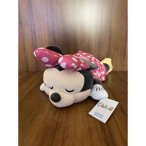 NEW Walt Disney Parks Cuddleez Minnie Mouse Soft Squish Pillow Large Plush 25"